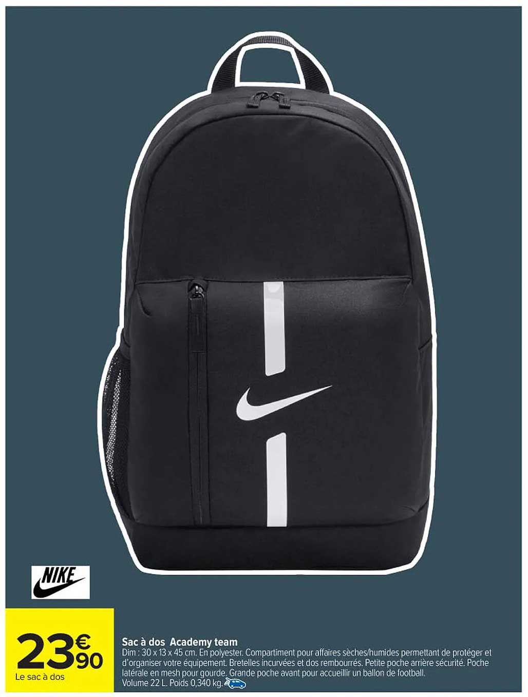 Sac à dos Academy team