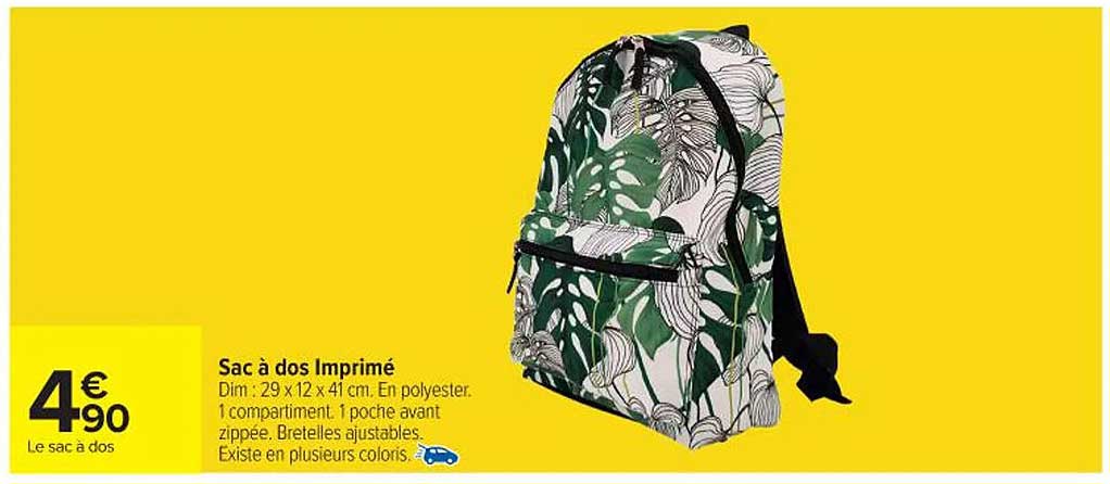 Sac à dos Imprimé
