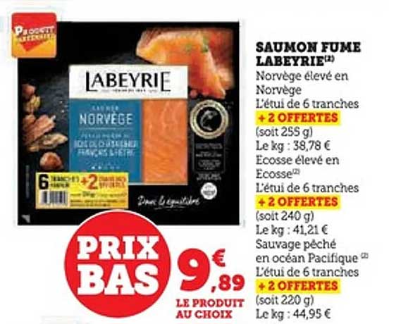 SAUMON FUME LABEYRIE