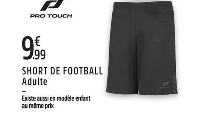 SHORT DE FOOTBALL Adulte