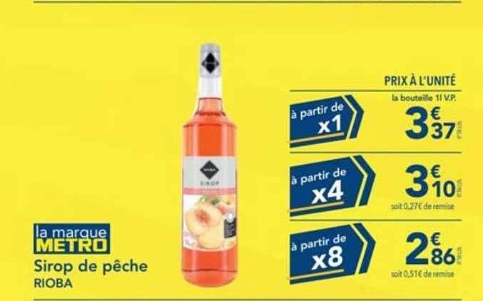 Sirop de pêche RIoba