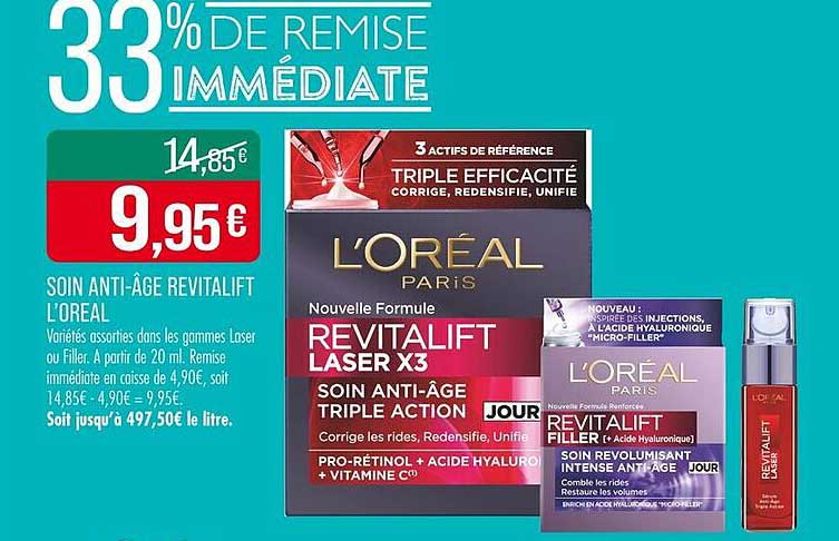 SOIN ANTI-ÂGE REVITALIFT L'ORÉAL