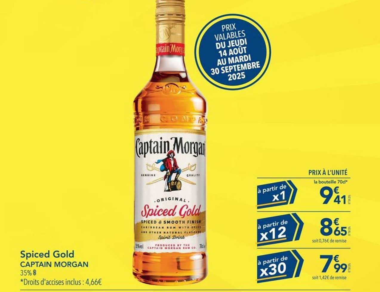 Spiced Gold CAPTAIN MORGAN