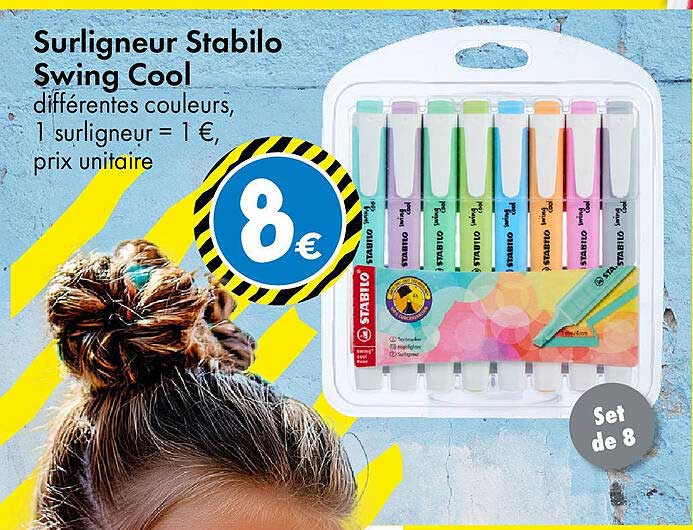 Surligneur Stabilo Swing Cool