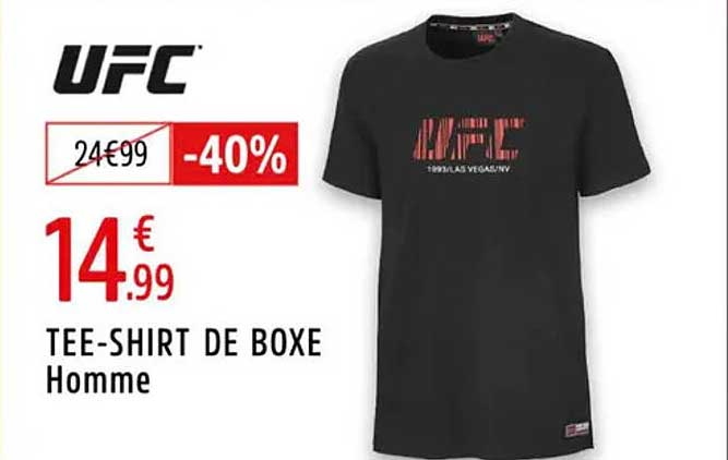 TEE-SHIRT DE BOXE Homme