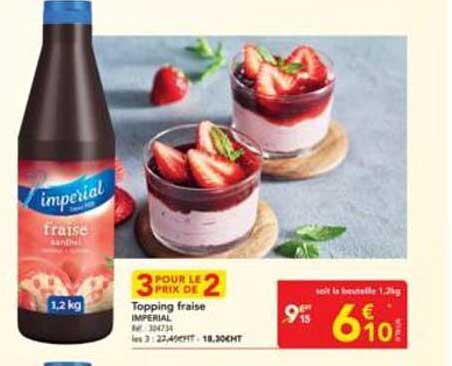 Topping fraise IMPERIAL