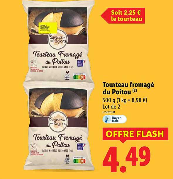 Tourteau fromagé du Poitou