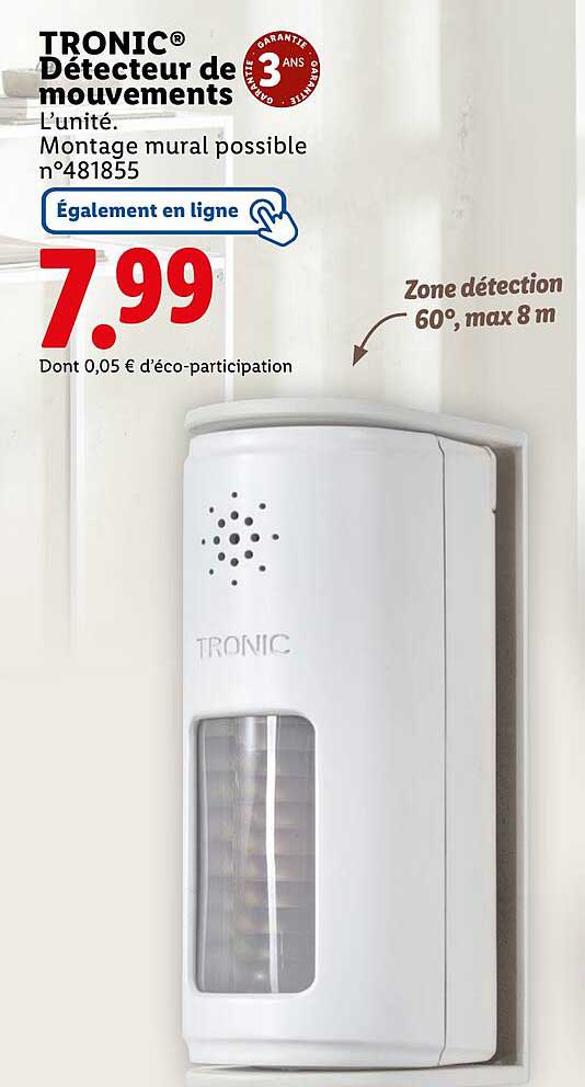TRONIC® Détecteur de mouvements