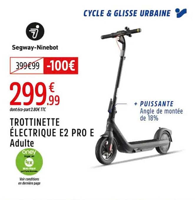 TROTTINETTE ÉLECTRIQUE E2 PRO E Adultes
