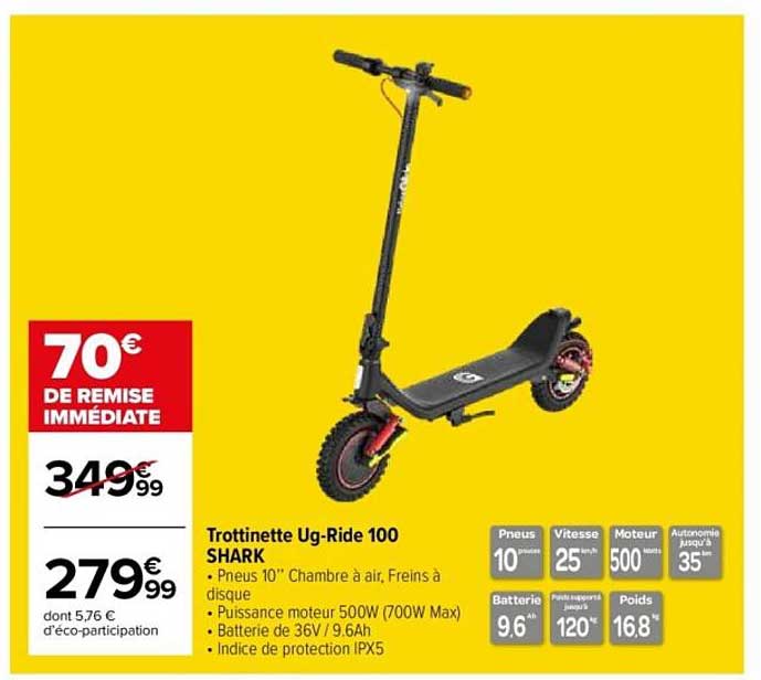 Trottinette Ug-Ride 100 SHARK