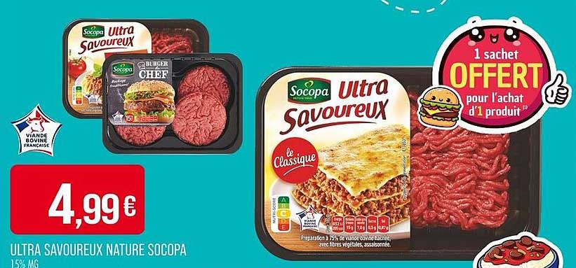 ULTRA SAVOUREUX NATURE SOCOPA 15% MG