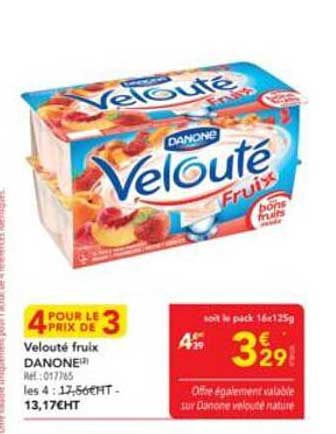 Velouté fruit DANONE