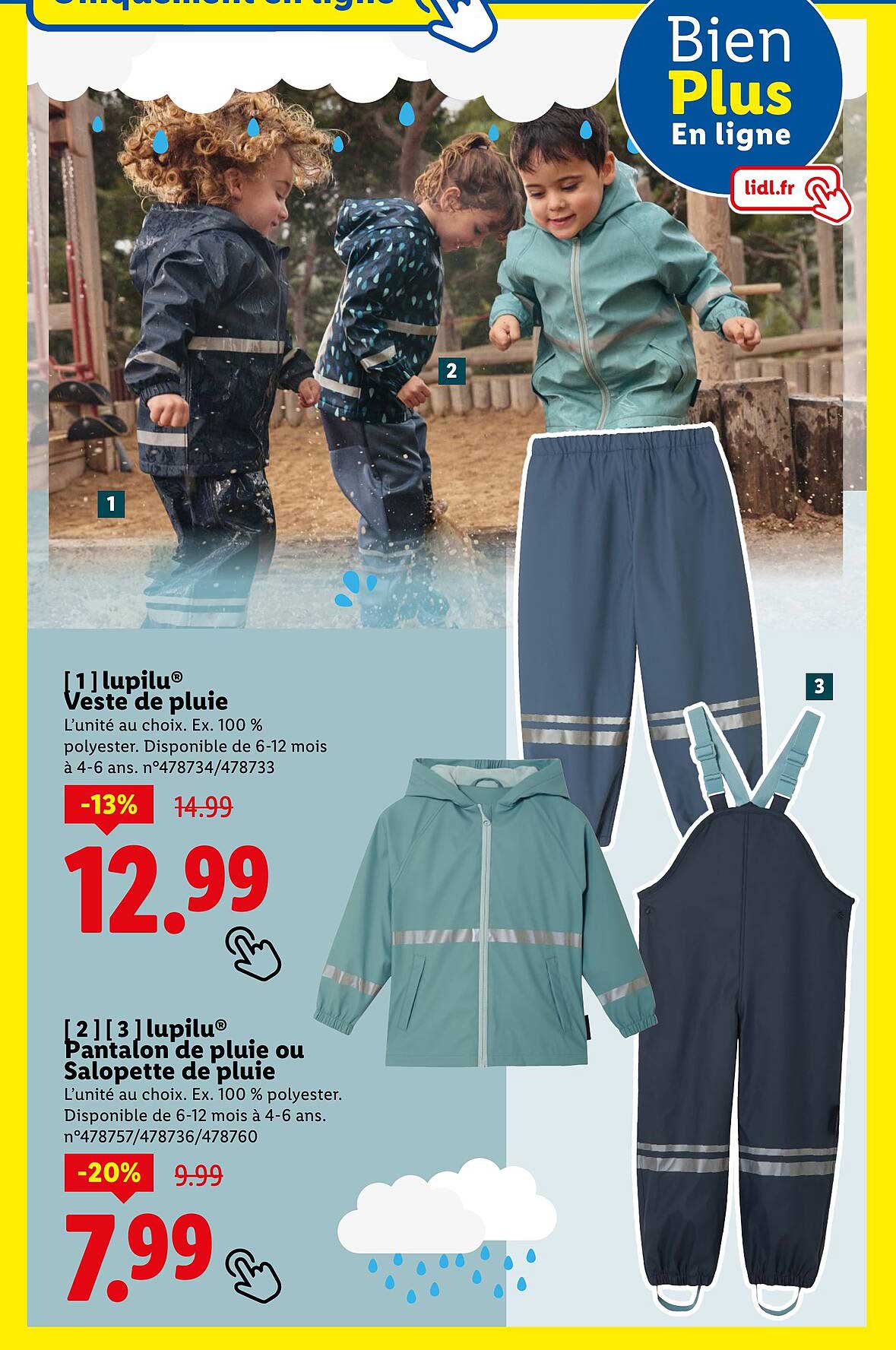 Veste de pluie lupilu®