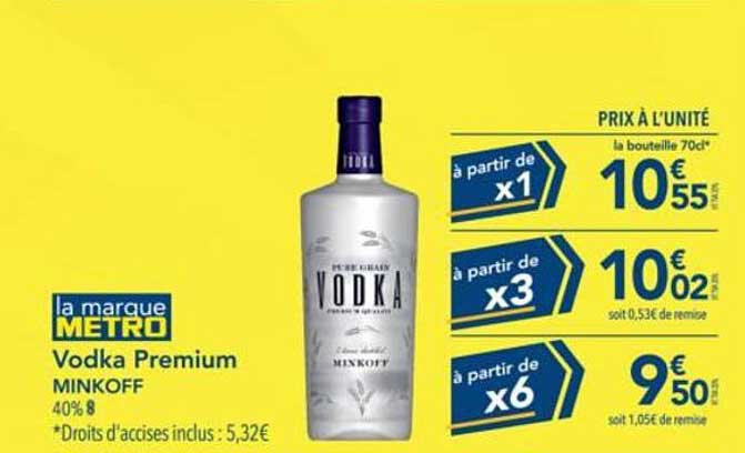 Vodka Premium MINKOFF