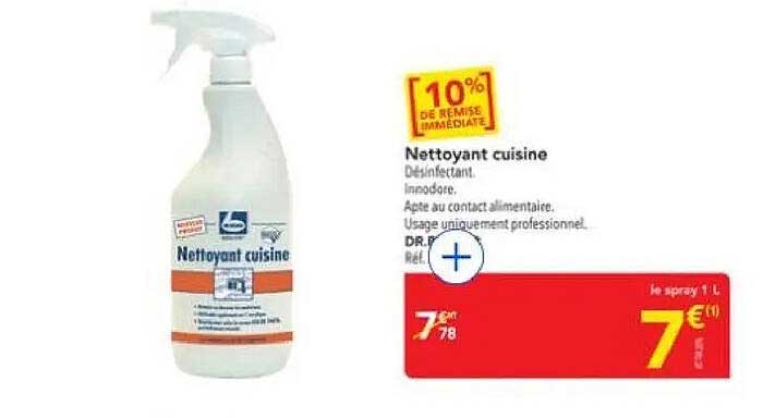 10% DE REMISE IMMÉDIATE - Nettoyant cuisine