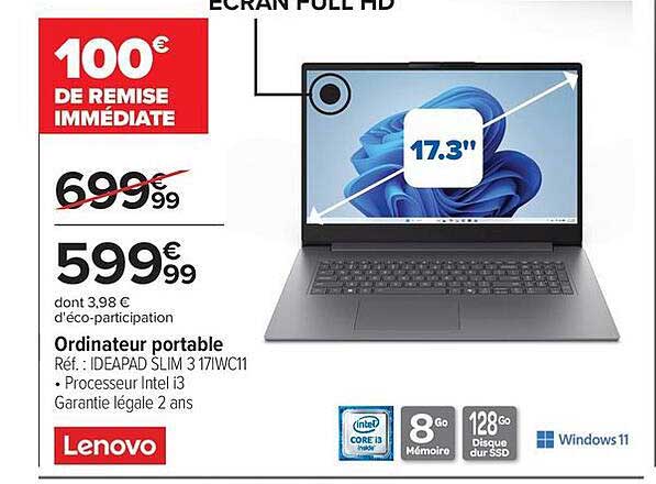 100€ DE REMISE IMMÉDIATE