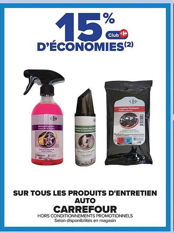 15% D'ÉCONOMIES(2) Club Carrefour