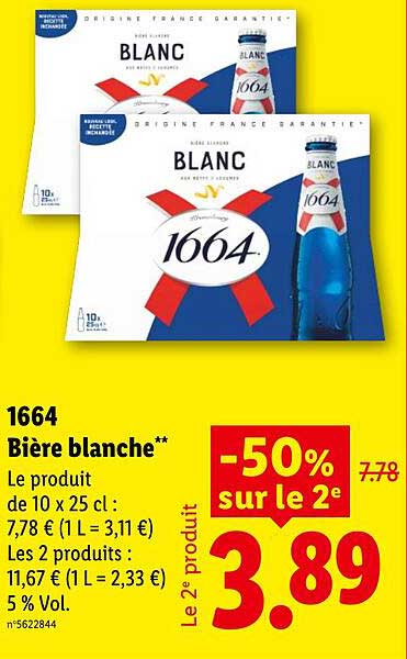 1664 Bière blanche**