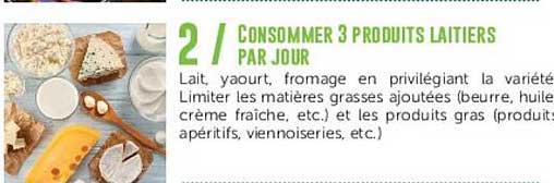 2 / CONSOMMER 3 PRODUITS LAITIERS PAR JOUR