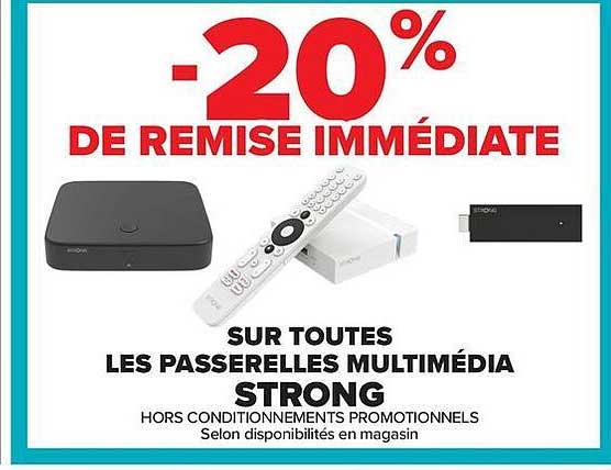 -20% DE REMISE IMMÉDIATE