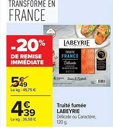 -20% DE REMISE IMMÉDIATE
