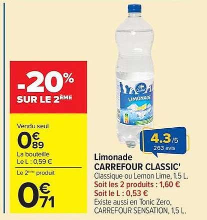 -20% SUR LE 2ÈME