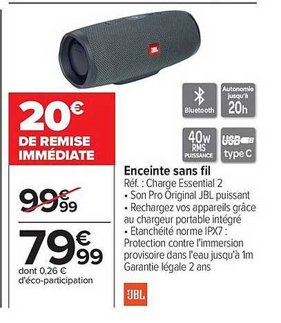 20€ DE REMISE IMMÉDIATE
