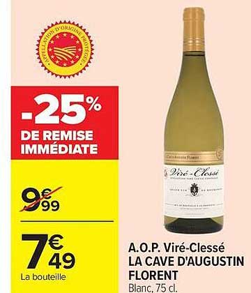 -25% DE REMISE IMMÉDIATE