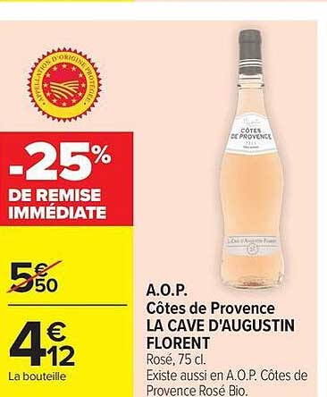 -25% DE REMISE IMMÉDIATE