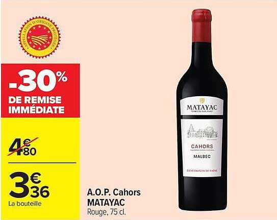 -30% DE REMISE IMMÉDIATE