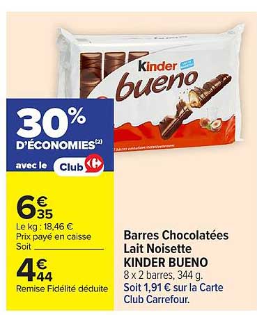 30% D'ÉCONOMIES avec le Club Carrefour