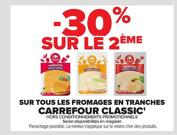 -30% SUR LE 2ÈME