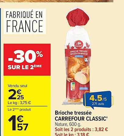 -30% SUR LE 2ÈME
