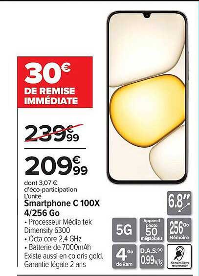30€ DE REMISE IMMÉDIATE