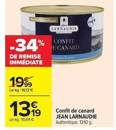 -34% DE REMISE IMMÉDIATE
