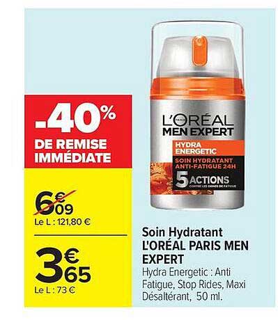 -40% DE REMISE IMMÉDIATE
