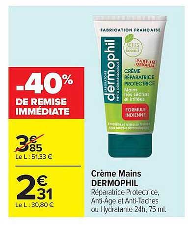 -40% DE REMISE IMMÉDIATE