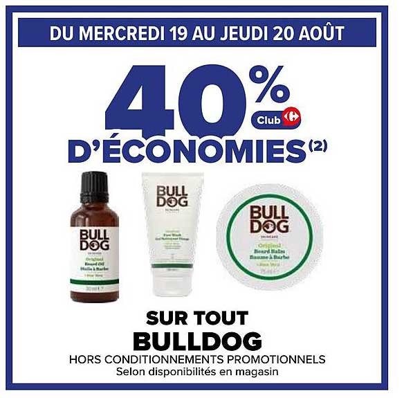 40% D’ÉCONOMIES Club