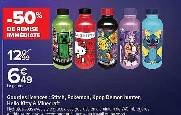-50% DE REMISE IMMÉDIATE