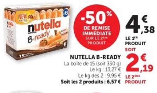 -50% DE REMISE IMMÉDIATE SUR LE 2ÈME PRODUIT