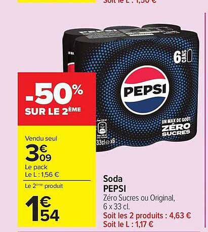 -50% SUR LE 2ÈME