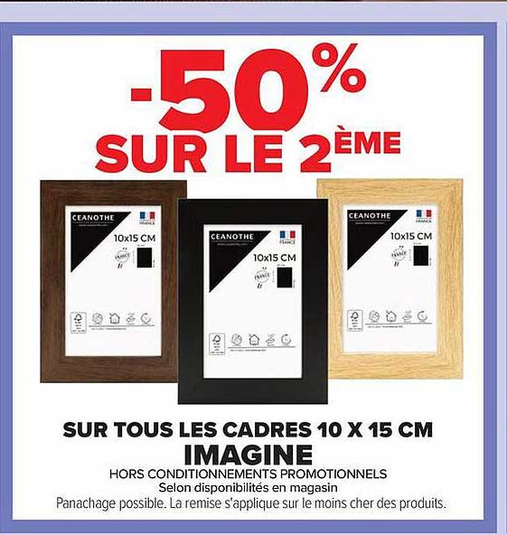 -50% SUR LE 2ÈME