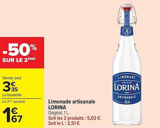 -50% SUR LE 2ÈME