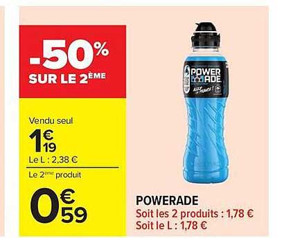 -50% SUR LE 2ÈME
