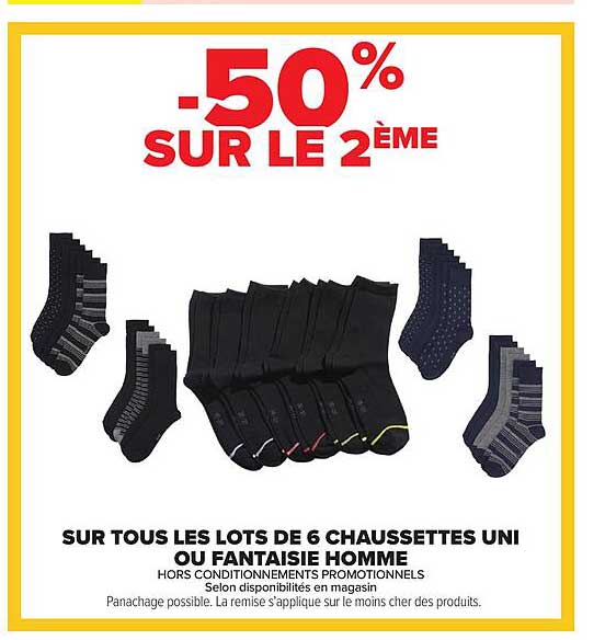 -50% SUR LE 2ÈME