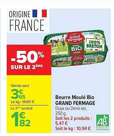 -50% SUR LE 2ÈME