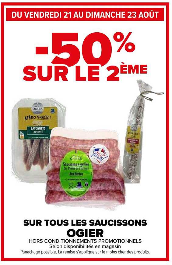-50% SUR LE 2ÈME