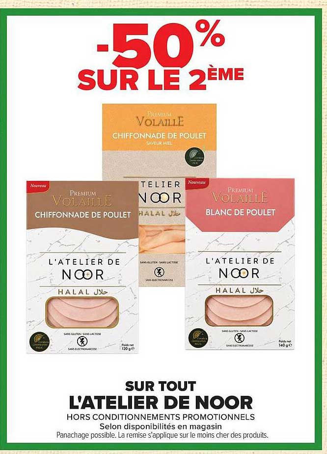 -50% SUR LE 2ÈME