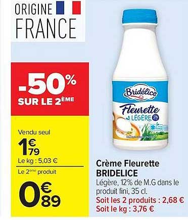 -50% SUR LE 2ÈME