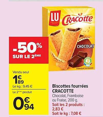 -50% SUR LE 2ÈME